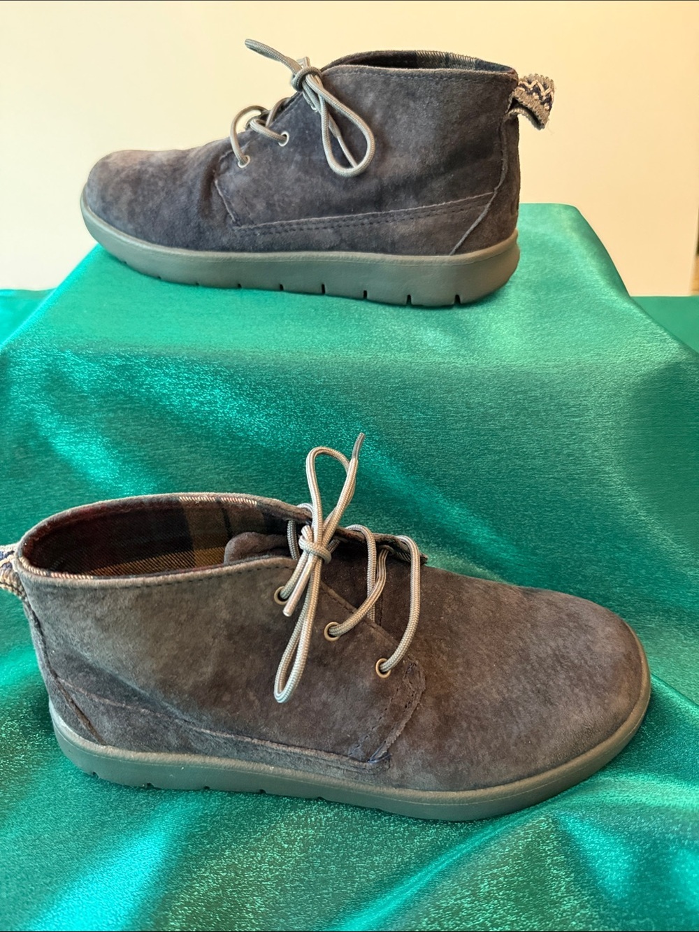 UGG Women's Blue Suede Flats Size 3